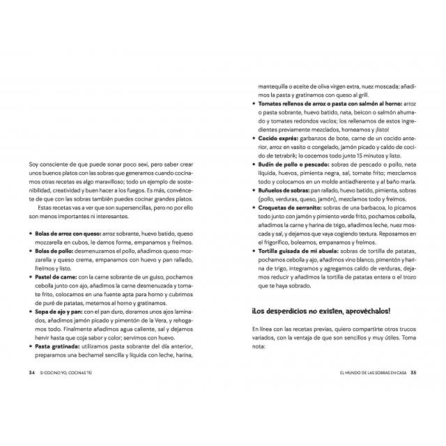 Si cocino yo, cocinas tú: Más de 80 recetas de siempre y de ahora, con trucos infalibles (Capa mole) 5