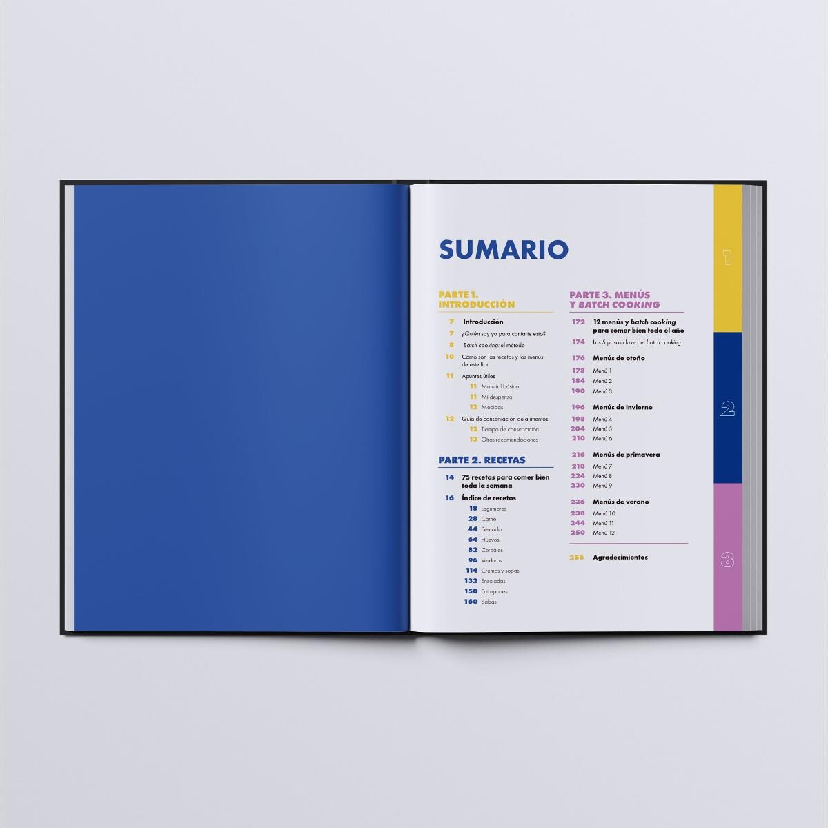 Cocina 2h y come bien toda la semana: 75 recetas sencillas y 12 menús para todo el año con batch cooking (Capa mole com abas) 2