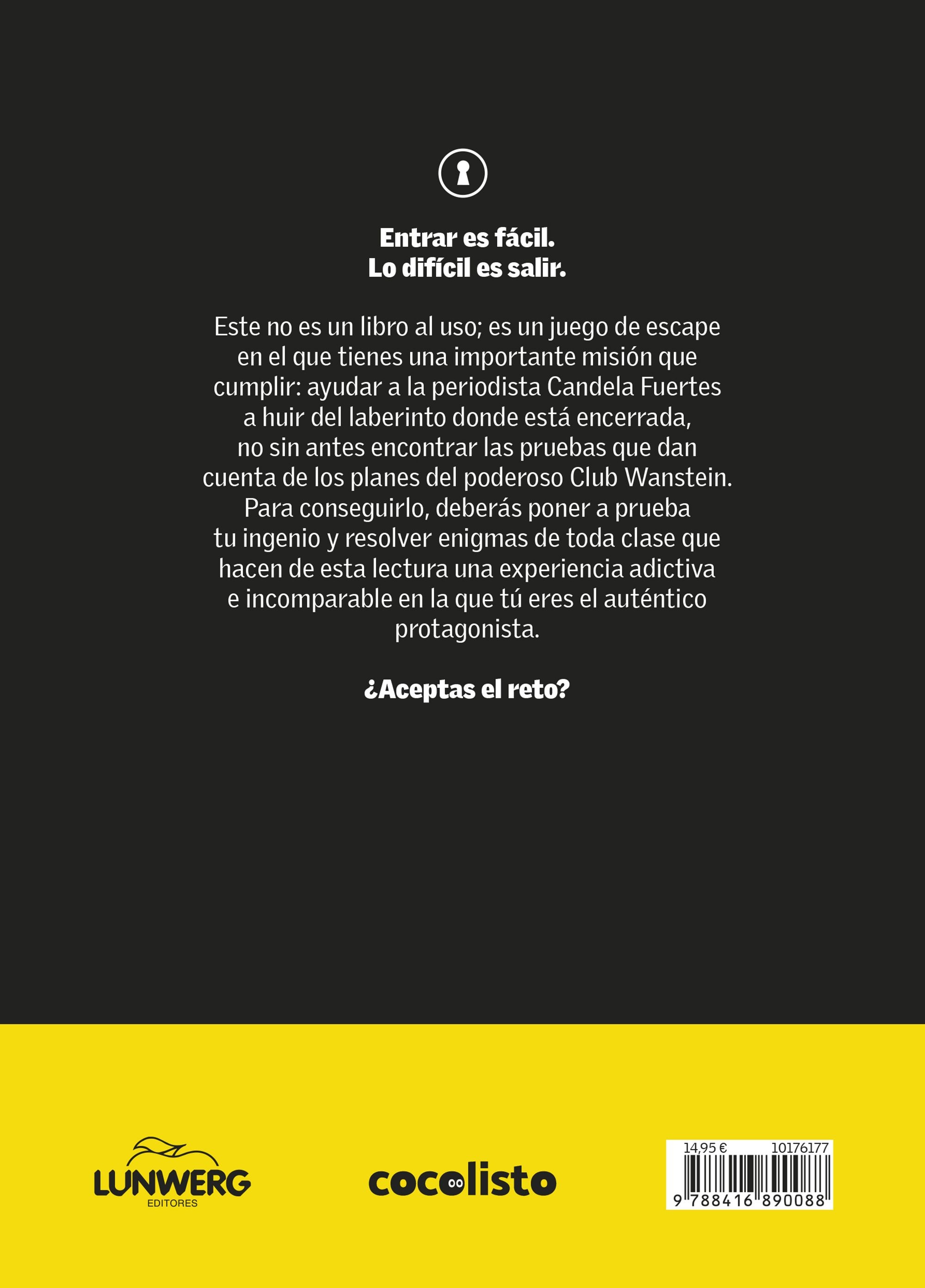 Escape book: El secreto del Club Wanstein (Tapa blanda) 2