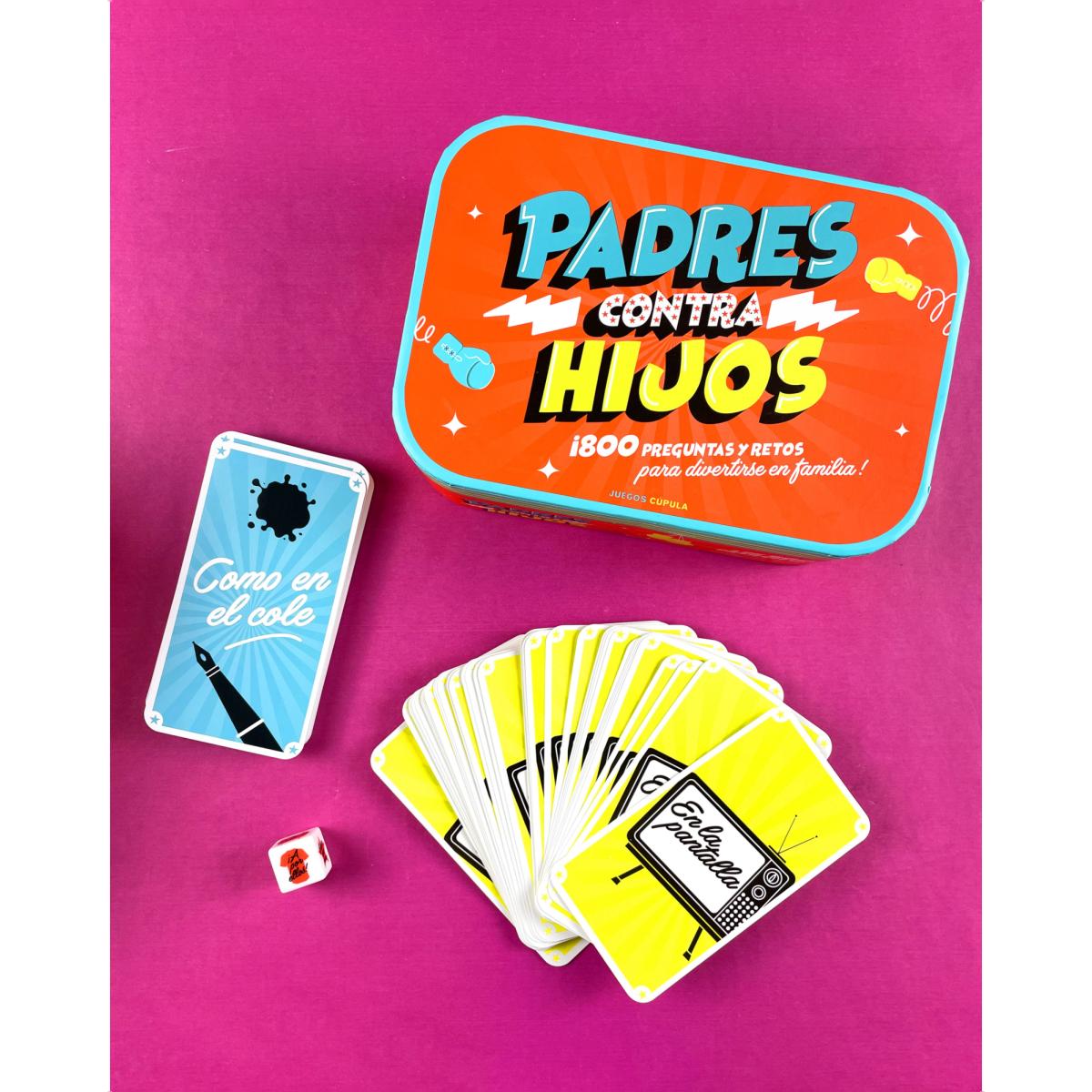 Padres contra hijos: ¡800 preguntas y retos para divertirse en familia! 2
