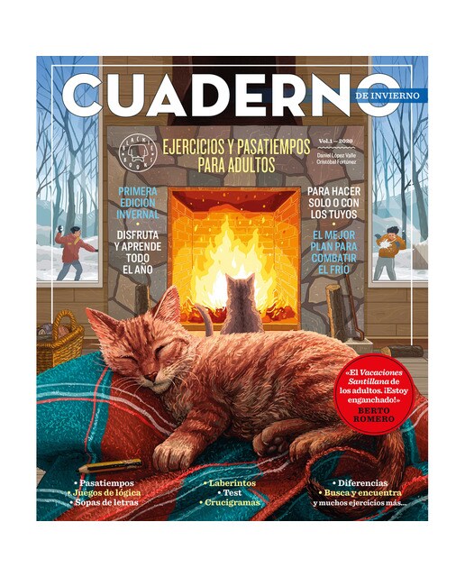 Imagen 1 de Cuaderno de invierno. Vol. 1. : Ejercicios y pasatiempos para adultos (Tapa blanda)