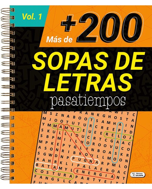 Más de 200 sopas de letras pasatiempos vol. 1 1