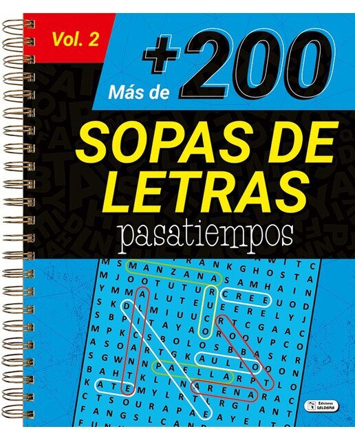 Imagen 0 de Más de 200 sopas de letras pasatiempos vol. 2