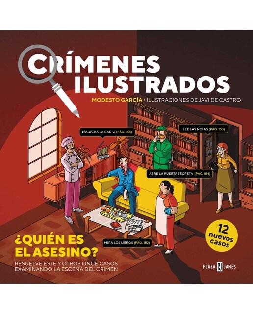 Imagen 0 de Crímenes ilustrados - ¿Quién es el asesino?: Resuelve este y otros once casos examinando la escena del crimen  (Tapa dura)