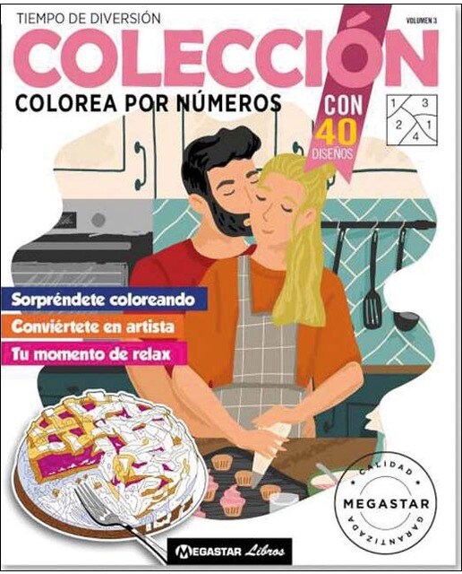 Colección colorea por números 3 1