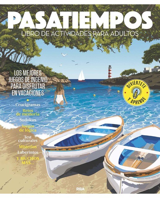 Imagen 0 de Pasatiempos: Libro de actividades para adultos. (Tapa blanda)