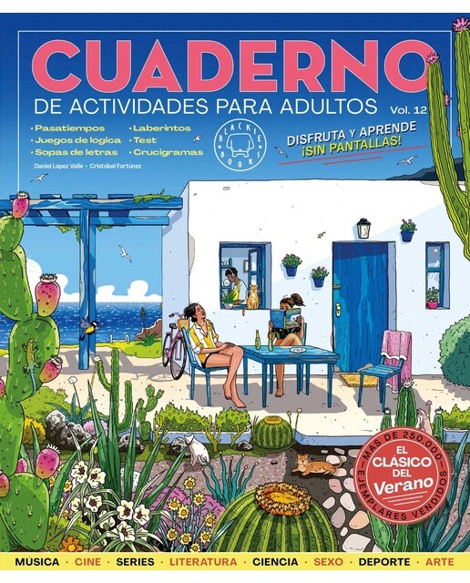 Imagen 1 de Cuaderno Blackie Books. Vol. 12: Cuaderno de actividades para adultos. (Tapa blanda)