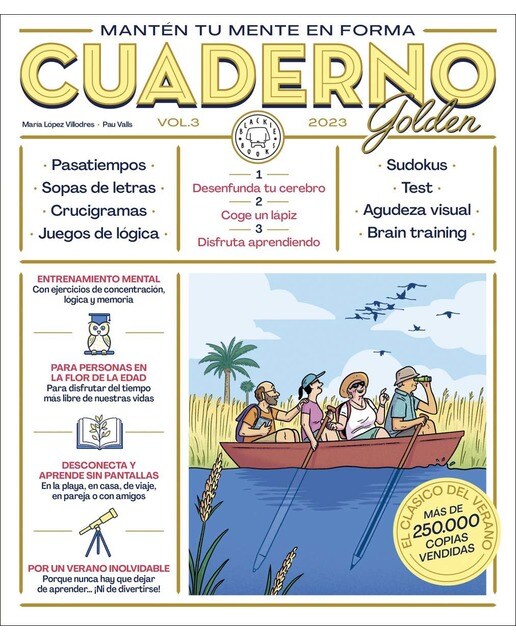 Imagen 1 de Cuaderno Golden Blackie Books. Vol. 3: Mantén tu mente en forma  (Tapa blanda)