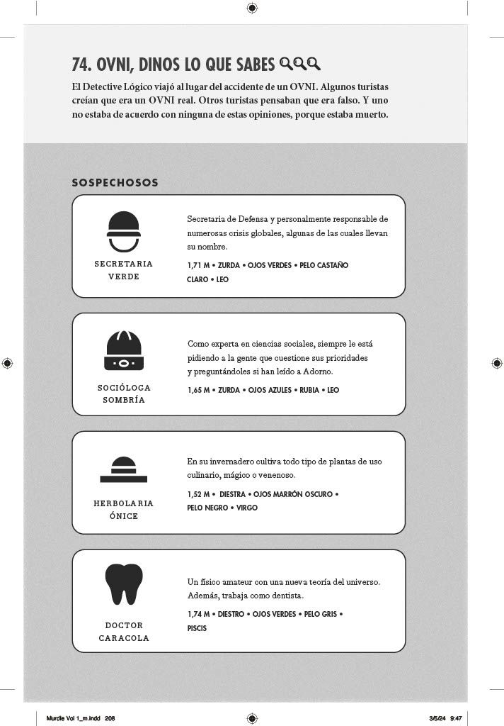 Murdle: Resuelve el crimen: 100 acertijos endiablados para solucionar usando la lógica y el poder de la deducción  (Tapa blanda con solapas) 3