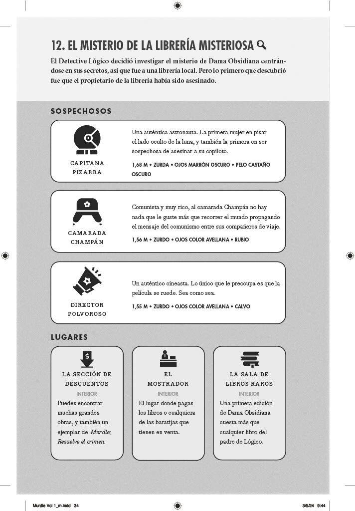 Murdle: Resuelve el crimen: 100 acertijos endiablados para solucionar usando la lógica y el poder de la deducción  (Tapa blanda con solapas) 7