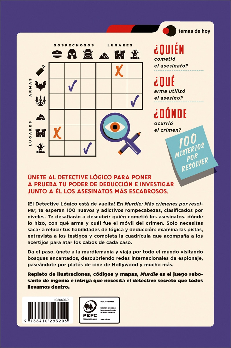 Imagen 2 de Murdle: Más crímenes por resolver: Saca al detective que llevas dentro y disfruta resolviendo 100 misteriosos casos  (Tapa blanda con solapas)