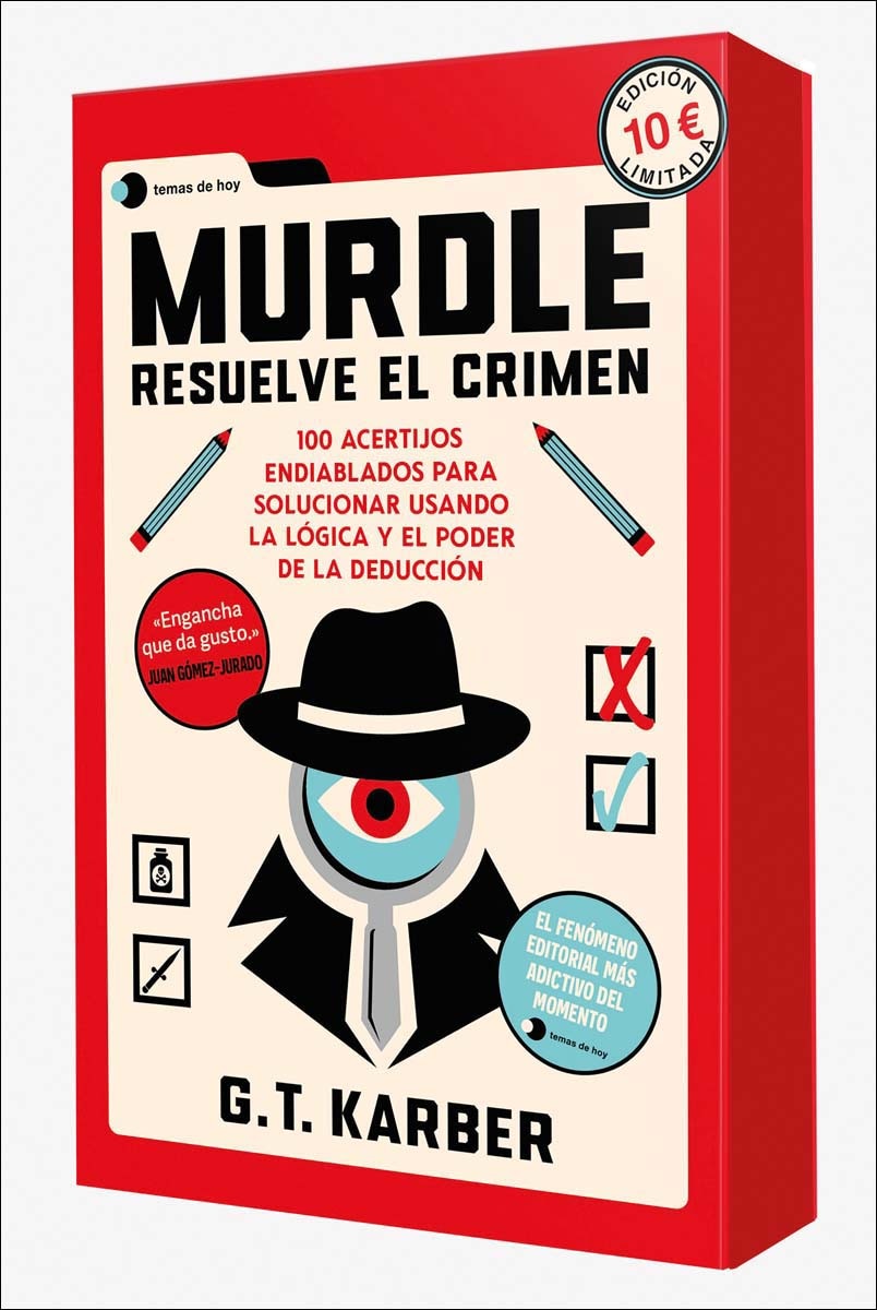 Imagem 0 de Murdle: Resuelve el crimen: EDICIÓN CANTOS TINTADOS / 100 acertijos endiablados para solucionar usando la lógica y el poder de l (Capa mole com abas)