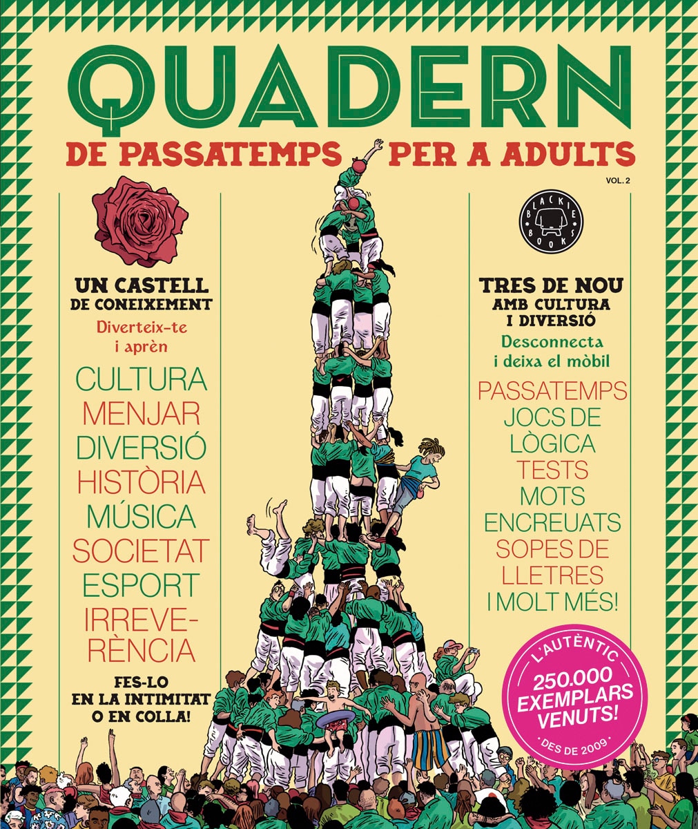 Imagem 0 de Quadern Blackie vol.2: Quadern de passatemps per a adults (Capa mole)