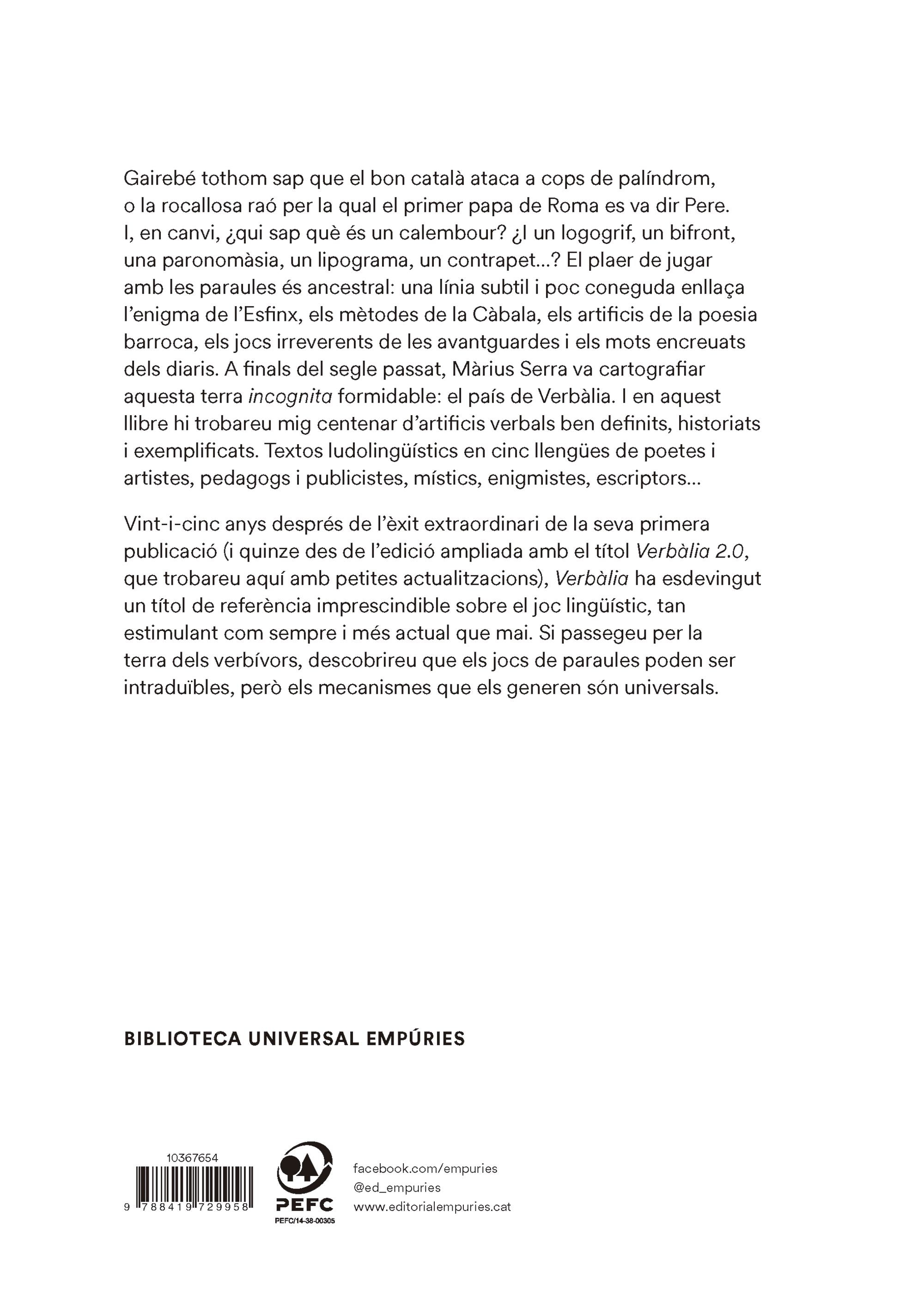 Verbàlia (Capa mole com abas) 2