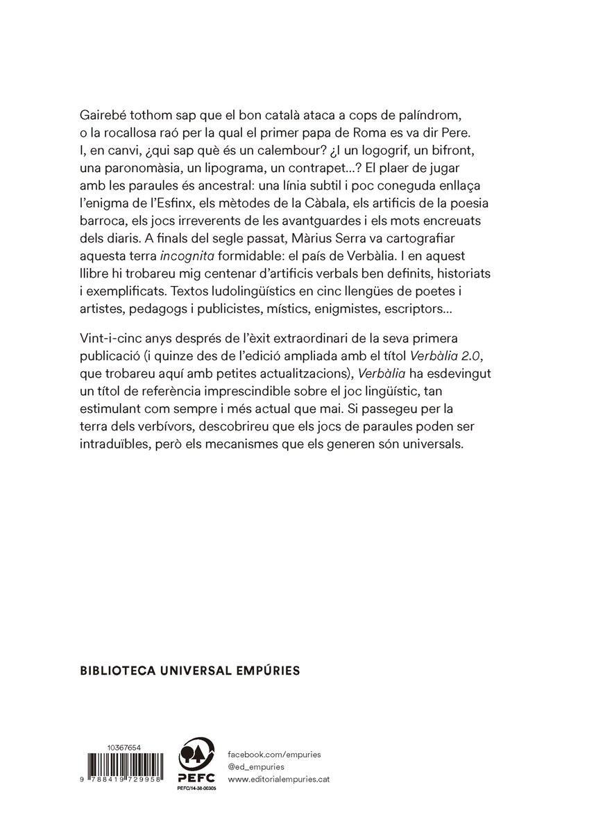 Verbàlia (Capa mole com abas) 2