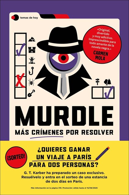 Imagem 0 de Murdle 2: Más crímenes por resolver (ed. especial SORTEO): Saca al detective que llevas dentro y disfruta resolviendo 101 mister (Capa mole com abas)