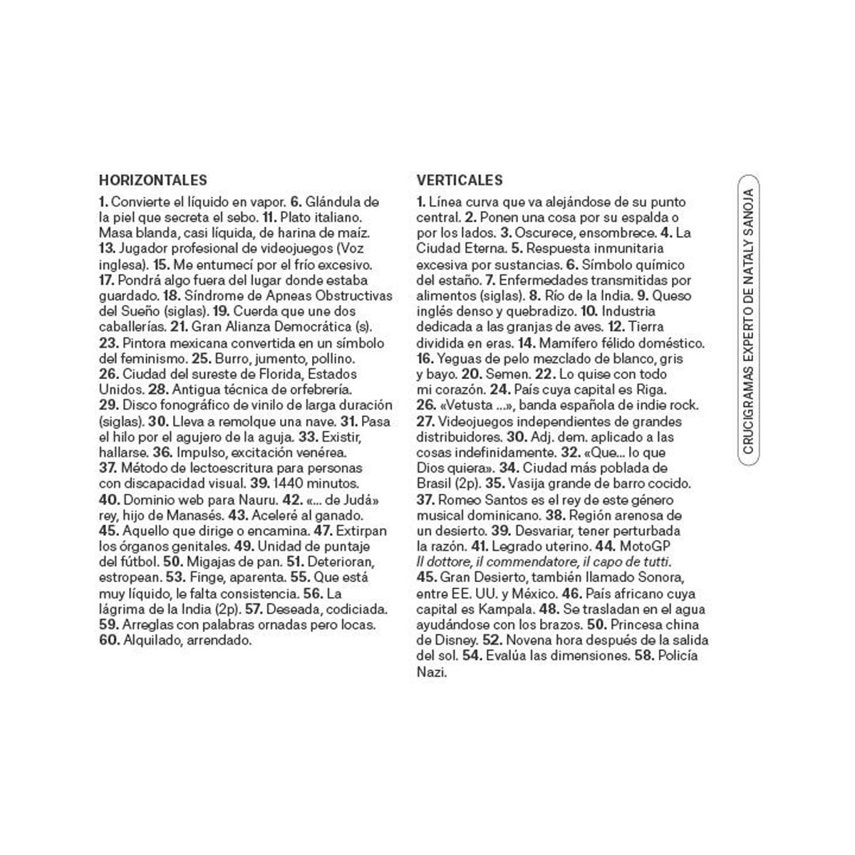 Sopas de letras y crucigramas (El País Juegos): Busca y encuentra las palabras ocultas (Capa mole com abas) 5