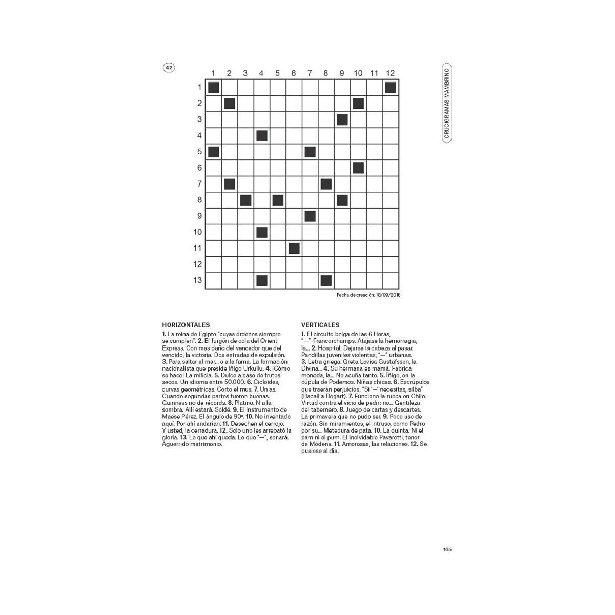 Sopas de letras y crucigramas (El País Juegos): Busca y encuentra las palabras ocultas (Capa mole com abas) 7