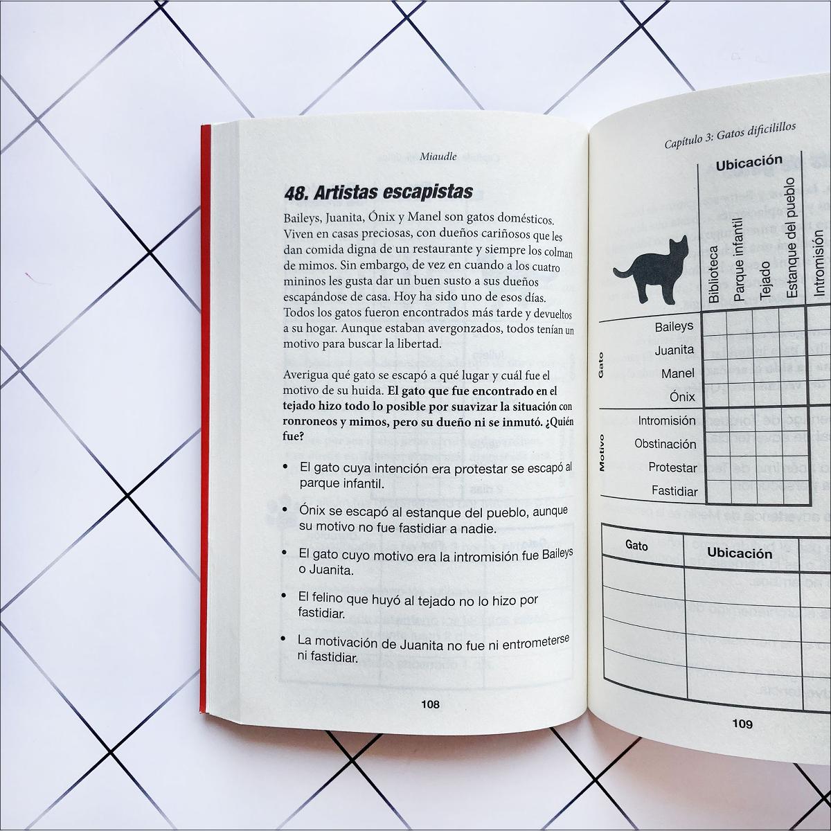 Miaudle: 75 acertijos felinos para resolver usando la lógica y el poder de la hierba gatera (Capa mole com abas) 3