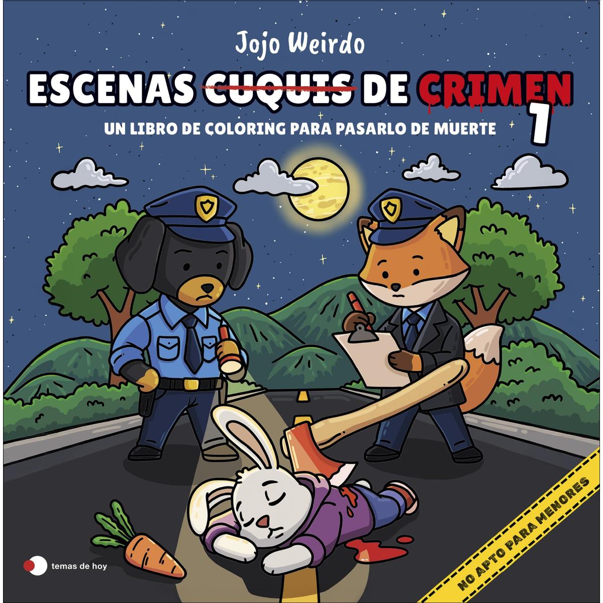 Escenas cuquis de crimen 1: Un libro de coloring para pasártelo de muerte (Capa mole) 1