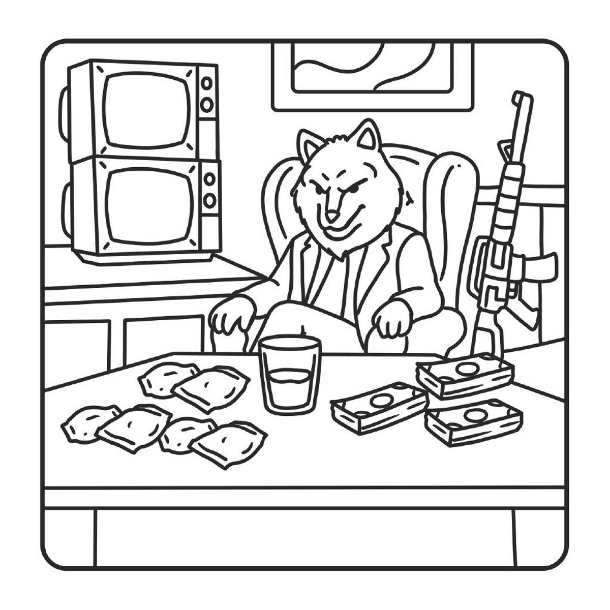 Escenas cuquis de crimen 1: Un libro de coloring para pasártelo de muerte (Capa mole) 10