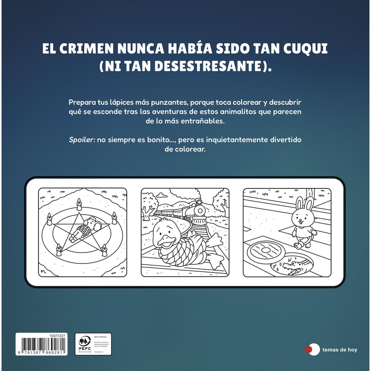 Escenas cuquis de crimen 2: Un libro de coloring para pasártelo de muerte (Capa mole) 2