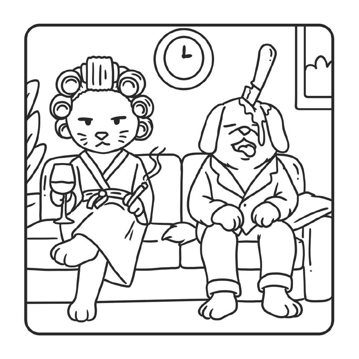 Escenas cuquis de crimen 2: Un libro de coloring para pasártelo de muerte (Capa mole) 10