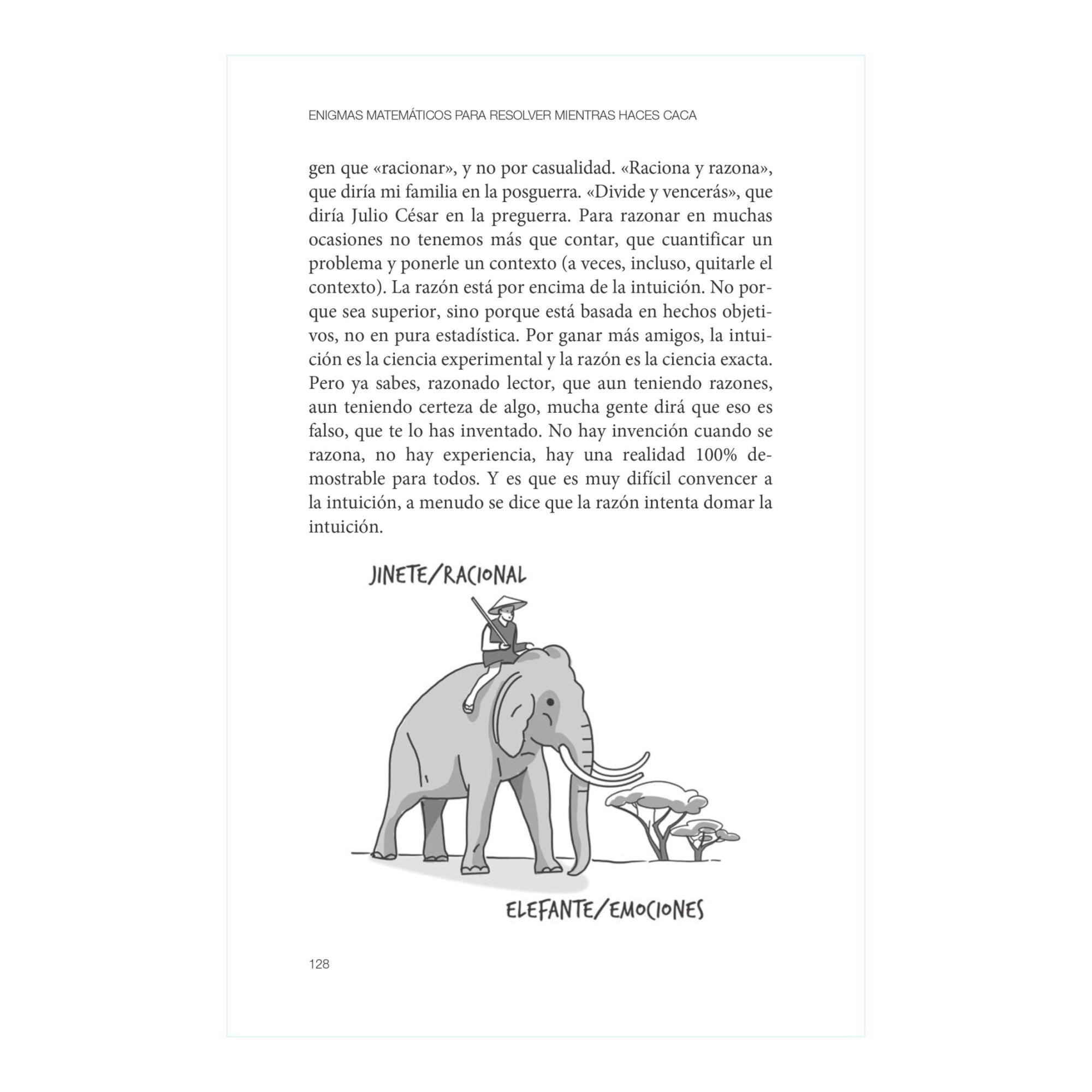 Enigmas matemáticos para resolver mientras haces caca (Capa mole com abas) 3