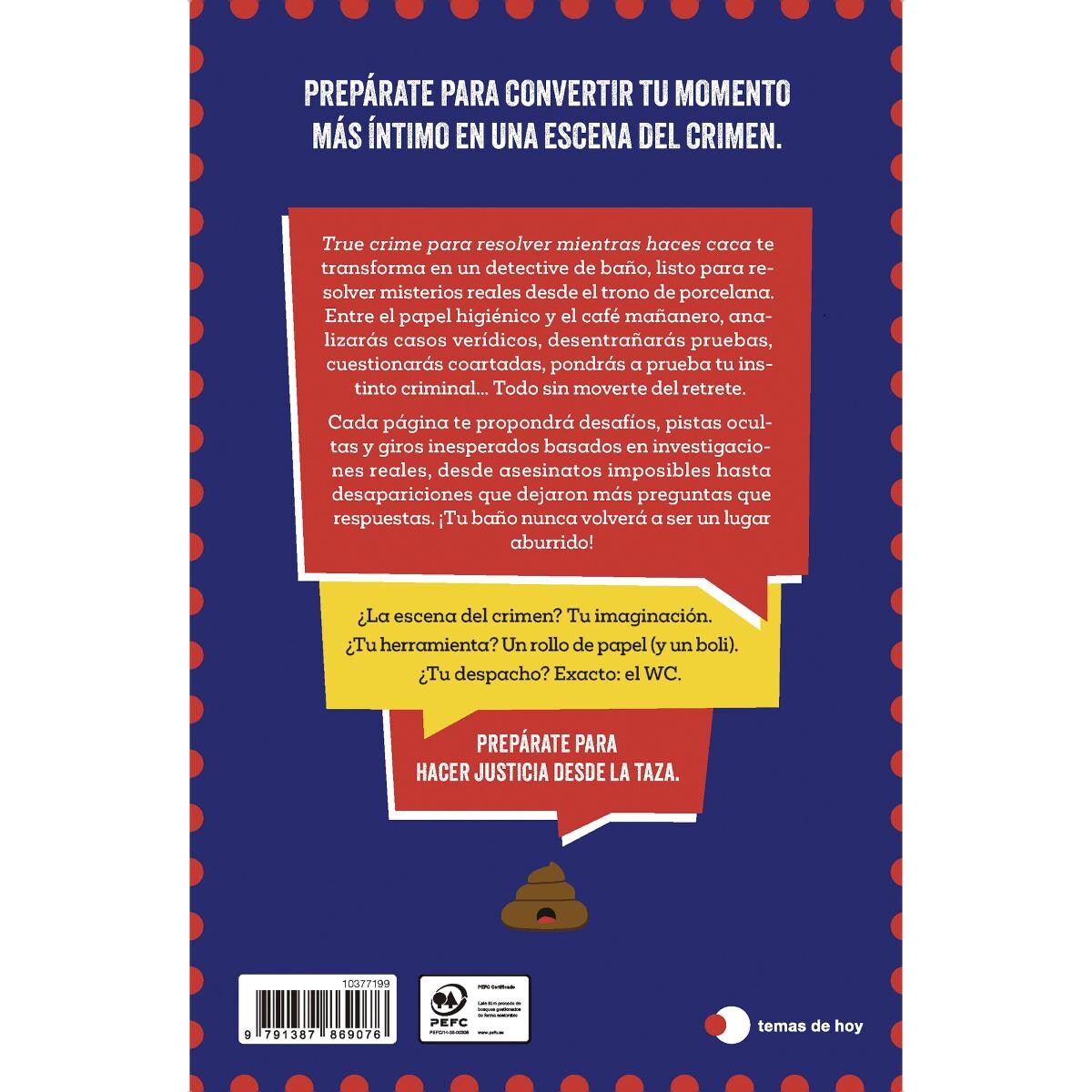 True crime para resolver mientras haces caca (Capa mole com abas) 2