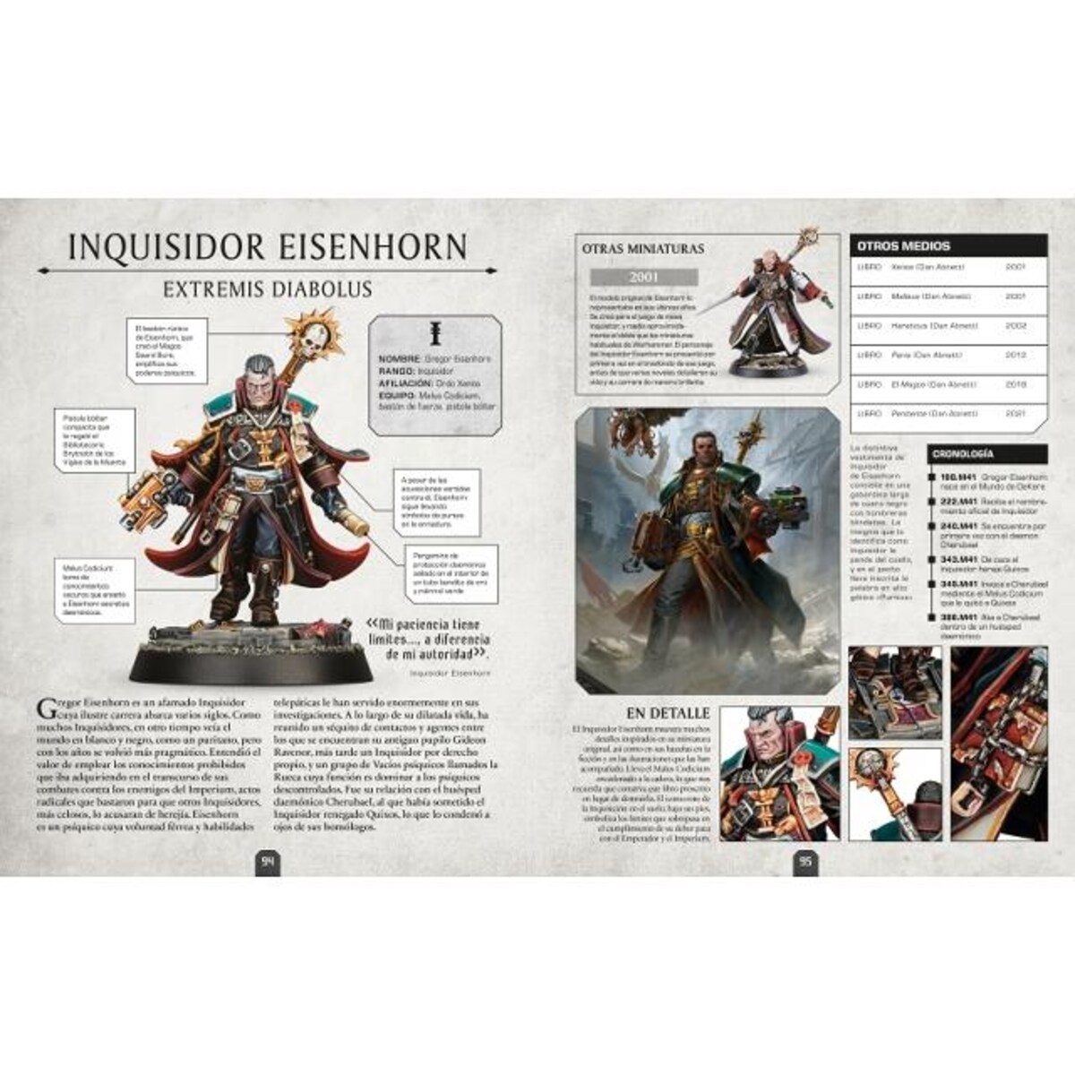Warhammer 40.000 Enciclopedia de personajes. Incluye miniatura (Capa dura) 6