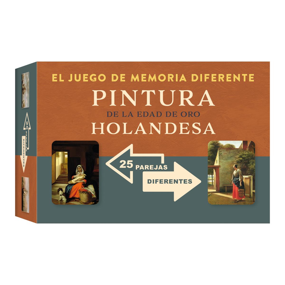 Imagem 0 de JUEGO DE MEMORIA DIFERENTE PINTURA DE LA EDAD DE ORO HOLANDESA: 25 PAREJAS DIFERENTES