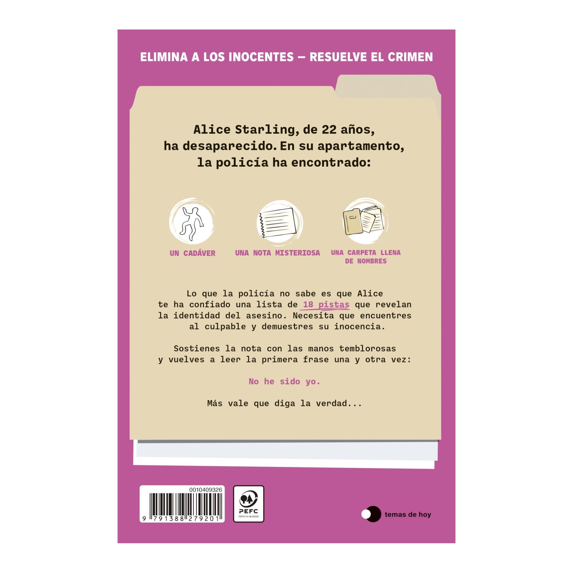 ALICE NO ES LA ASESINA  (Capa Mole com Abas) 2