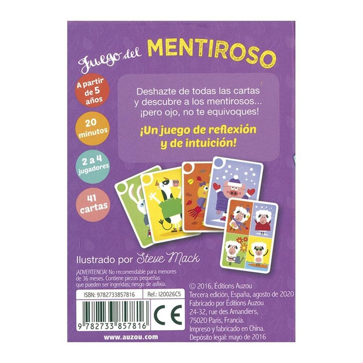 Mentiroso. juego de cartas 2