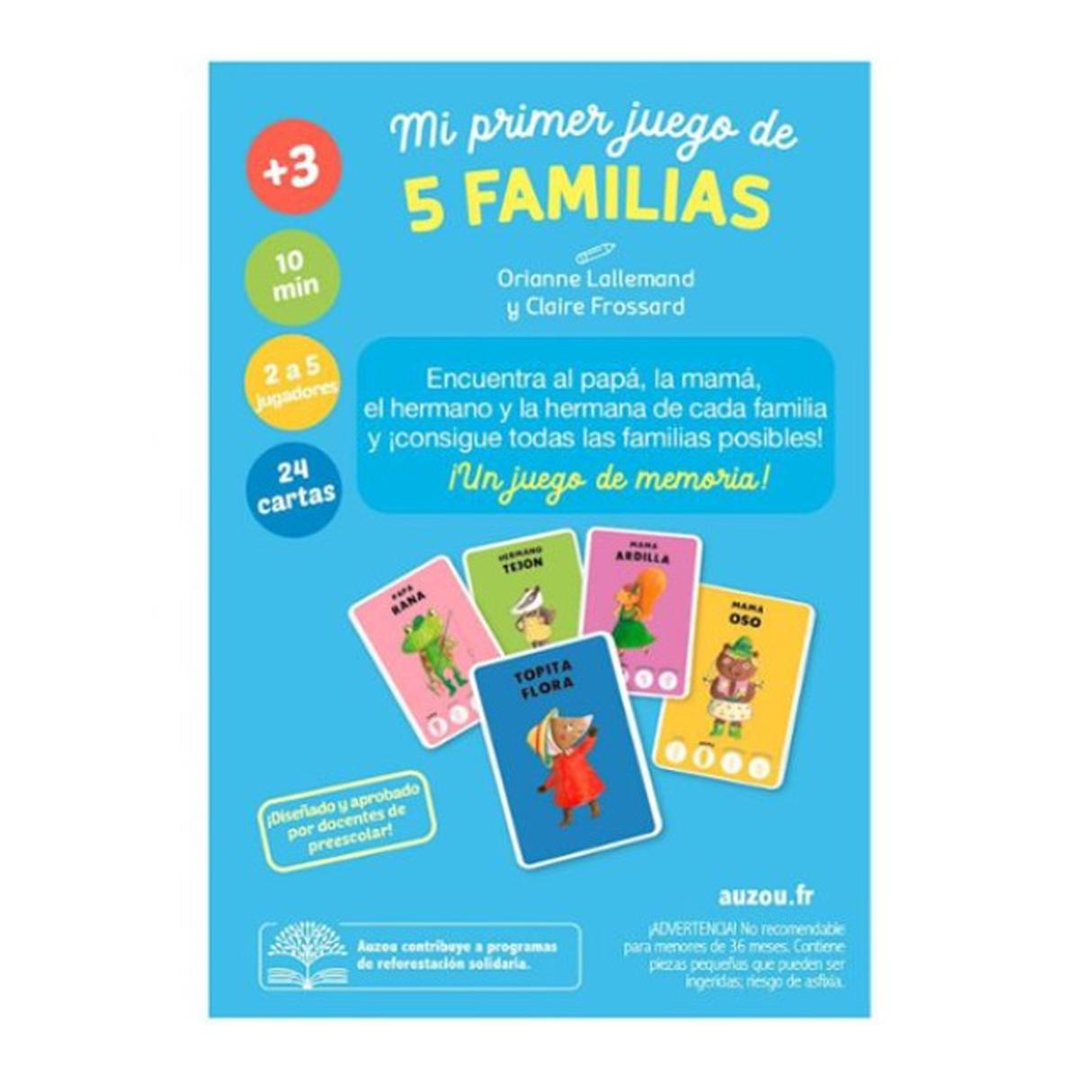 Imagen 2 de Topita flora. 5 familias. juego de carta