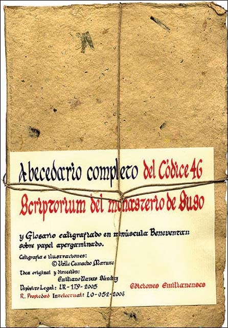 Imagem 0 de Abecedario completo del codice 46: Scriptorium del monasterio de Suso y glosario caligrafiado (Capa dura)