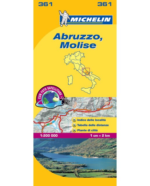 Mapa local abruzzo, molise