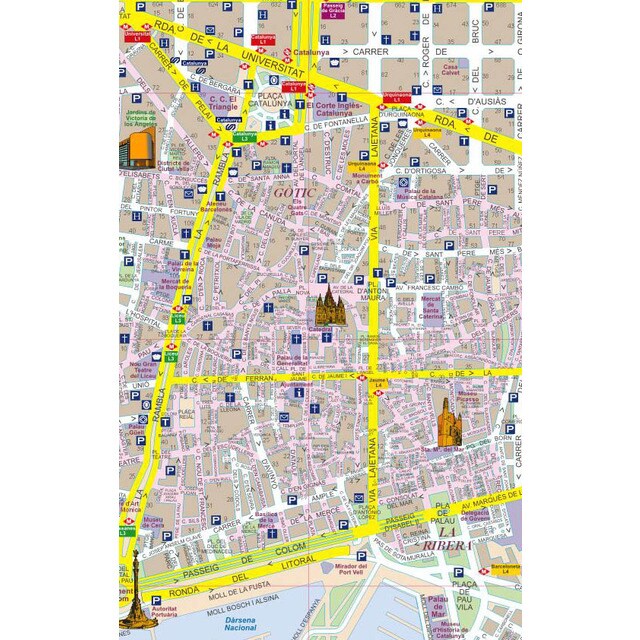 Plano De Barcelona En Castellano 2
