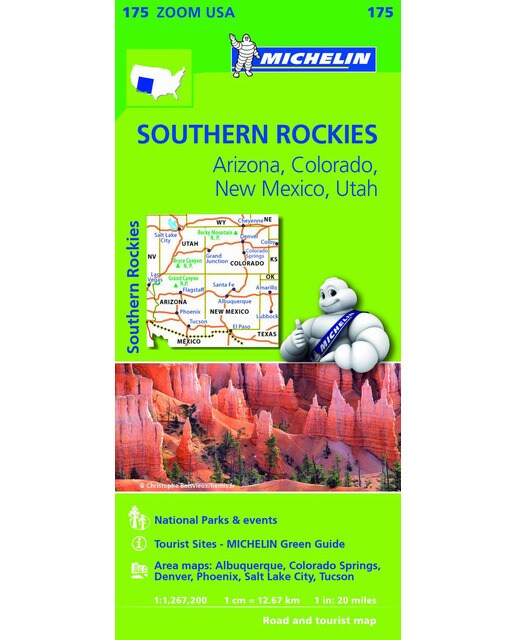 Mapa Zoom Usa Southern Rockies 1