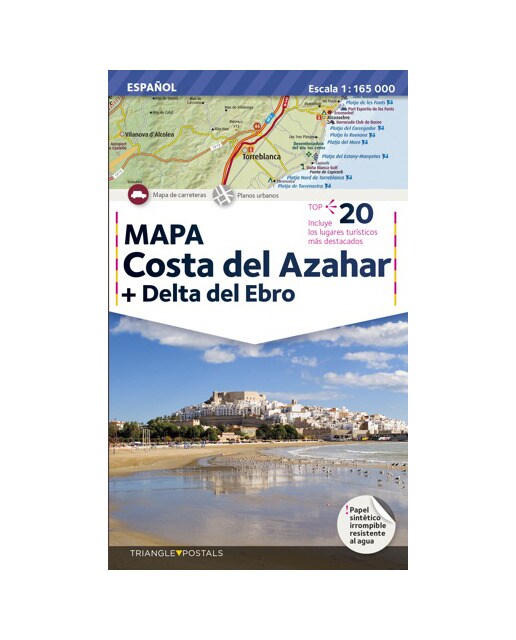 Costa del azahar + delta del ebro, mapa: Mapa
