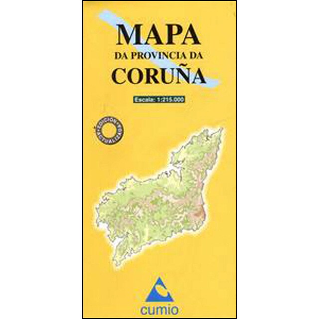 Mapa de entradas provincia de A Coruña (Tapa blanda) 1