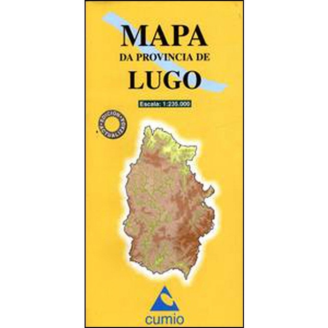 Mapa de entradas provincia de Lugo (Tapa blanda) 1