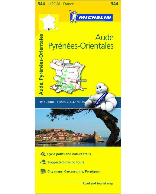 Imagen 0 de Mapa local aude, pyrénées-orientales