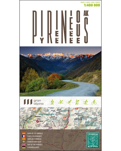 Pirineos 1:400,000 -alpina