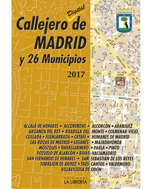 Callejero de madrid y 26 municipios 2017
