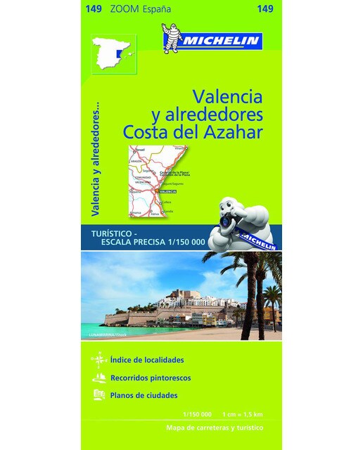 Mapa zoom valencia y alrededores, costa del azahar
