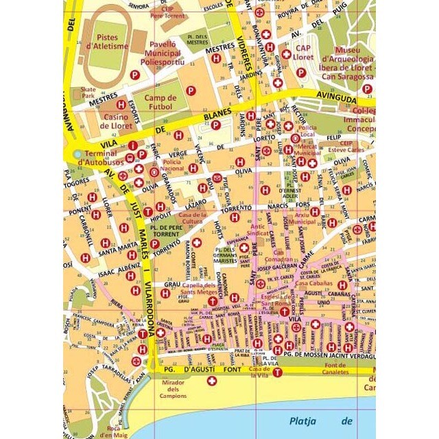 Plano de Lloret de mar 2