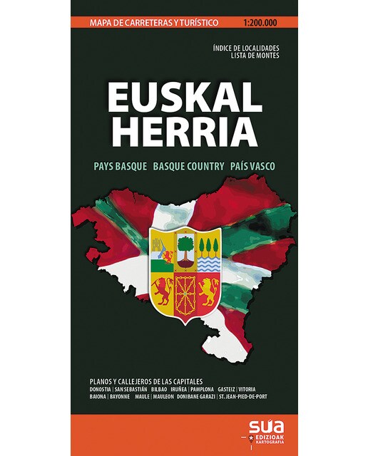 Imagem 0 de Mapa carreteras Euskal Herria (Capa mole)