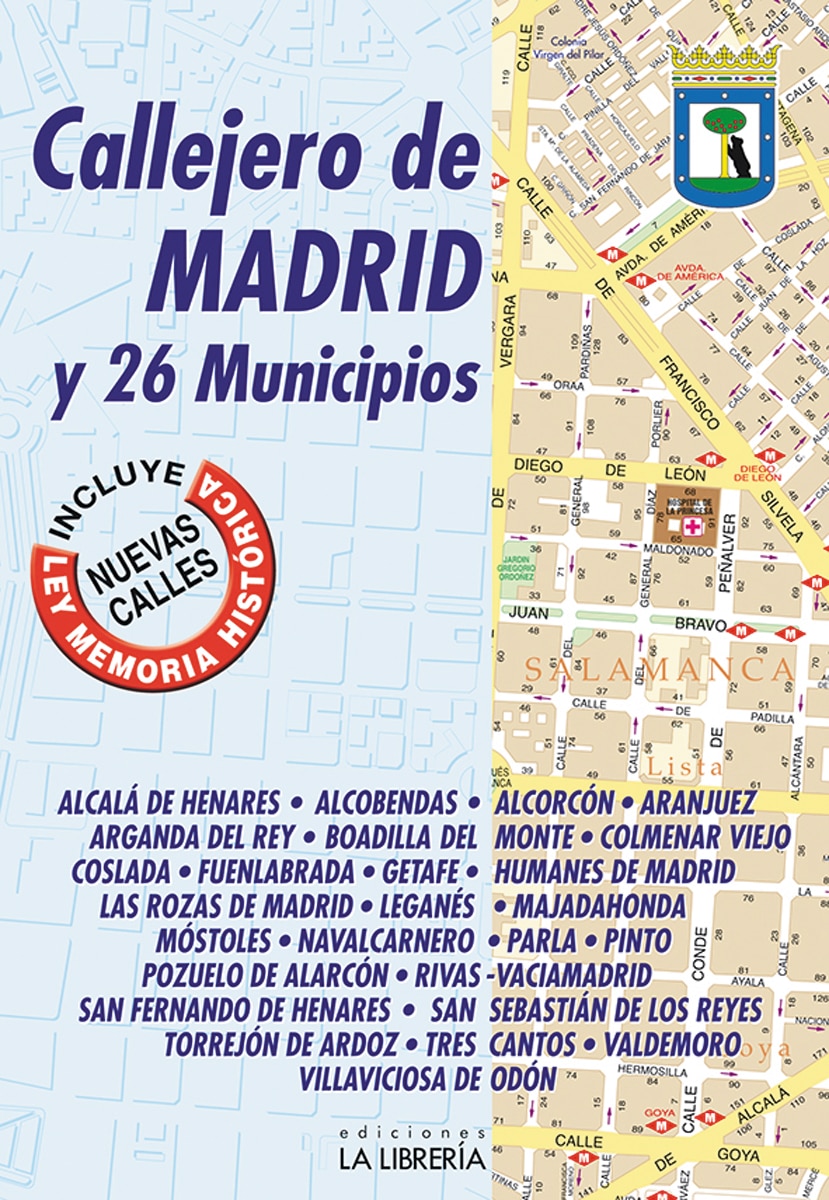 Callejero de Madrid y 26 municipios