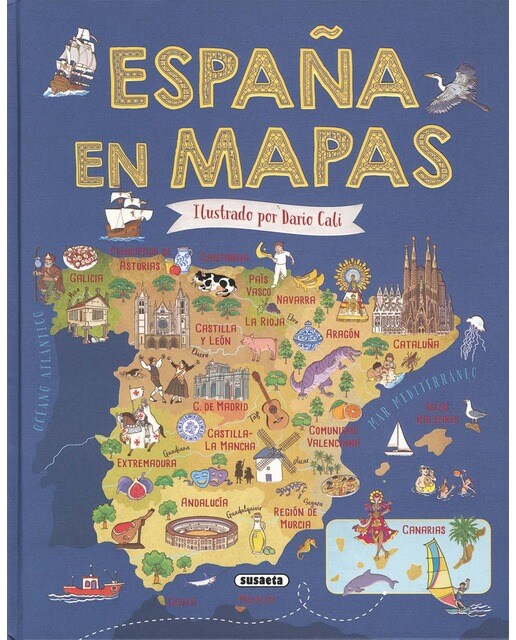Imagem 0 de España en mapas(Tapa dura)