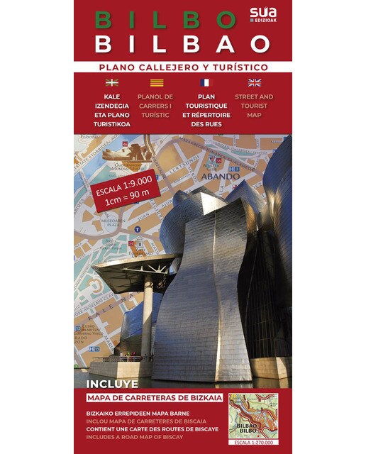 Bilbo - Bilbao: Plano callejero y turistico (Capa mole) 1